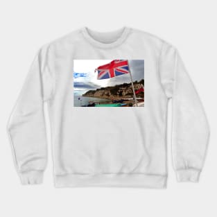 Beer beach Jurassic Coast Devon England Crewneck Sweatshirt